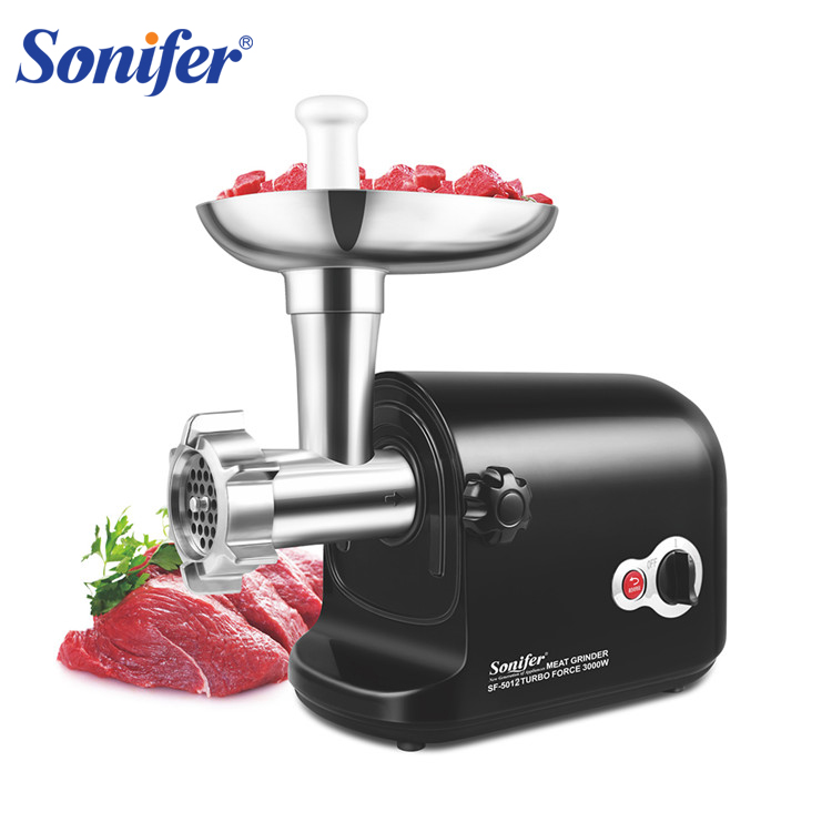 Sonifer SF-5011 Kitchen Appliance 2500W High Power Electric Multifunctional Detachable Sausage & Vegetable Meat Grinder Machine