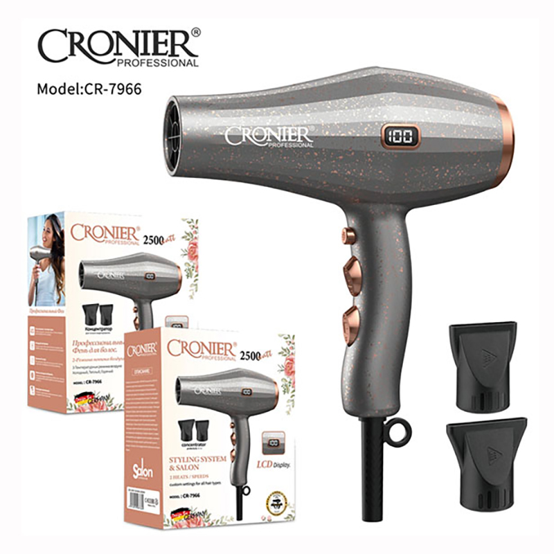 CRONIER CR-7966 2500 W Saç Şəkilləndirici Fen (Saç Quruducu Hava Feni)