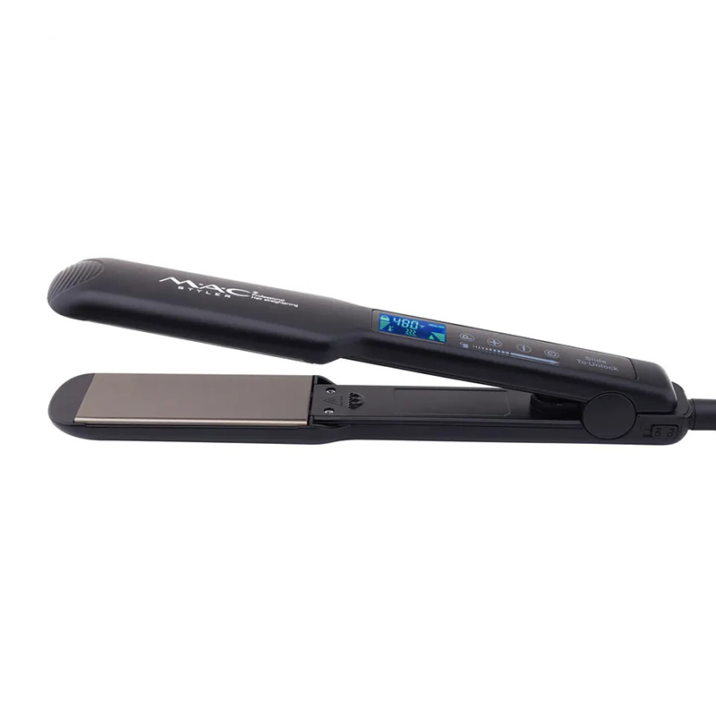 MAC Styler Professional Nano – Professional Hair Straightener and Dryer with Digital Display, Ceramic Plates, 60W Power (MC-5528)