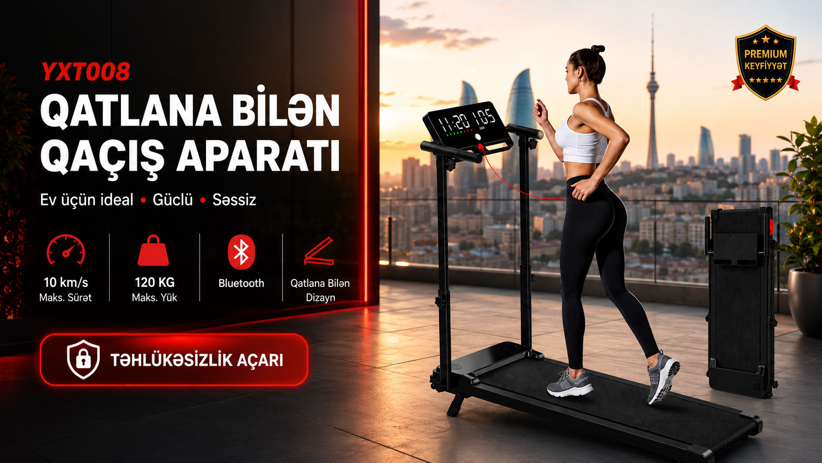 Qaçış yolu, elektrikli, ev üçün, peşəkar, elektrikli, əl ilə idarəetmə ilə, pilləli, 120 kq