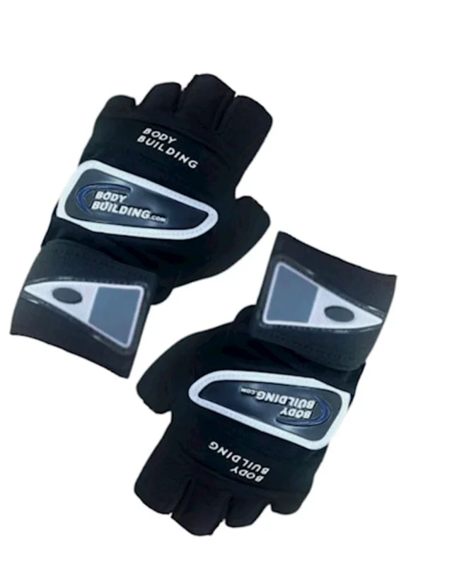 Training gloves 306 WS0386, size L, black/white