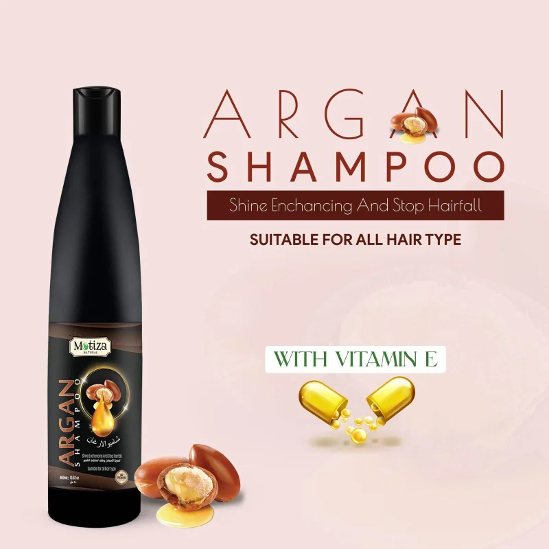 Шампунь для волос Motiza Natural Argan, 400 мл