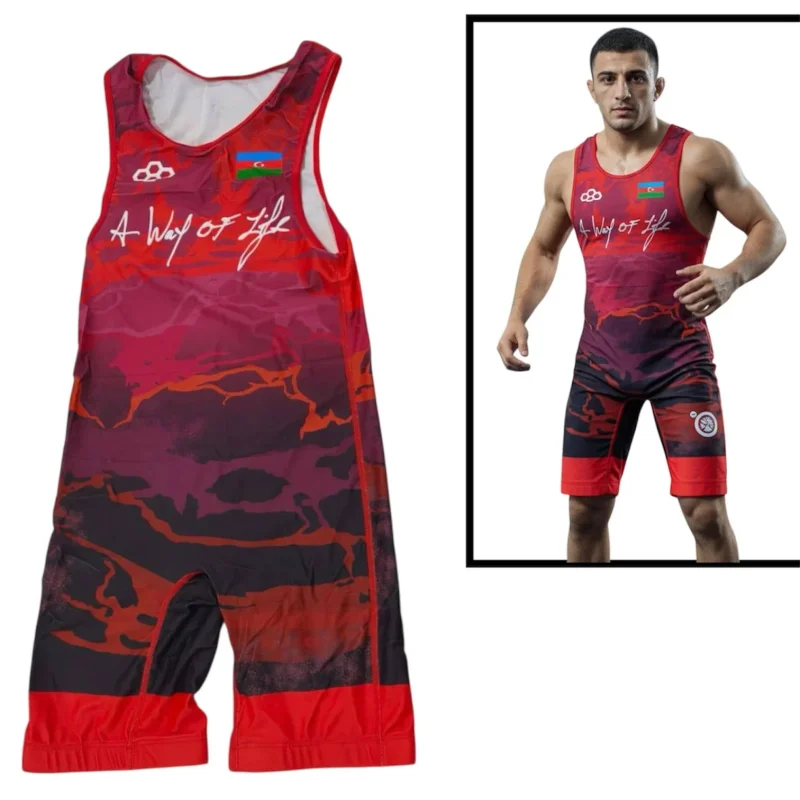 Uniform Rudis WS2529, red, fabric, size XL