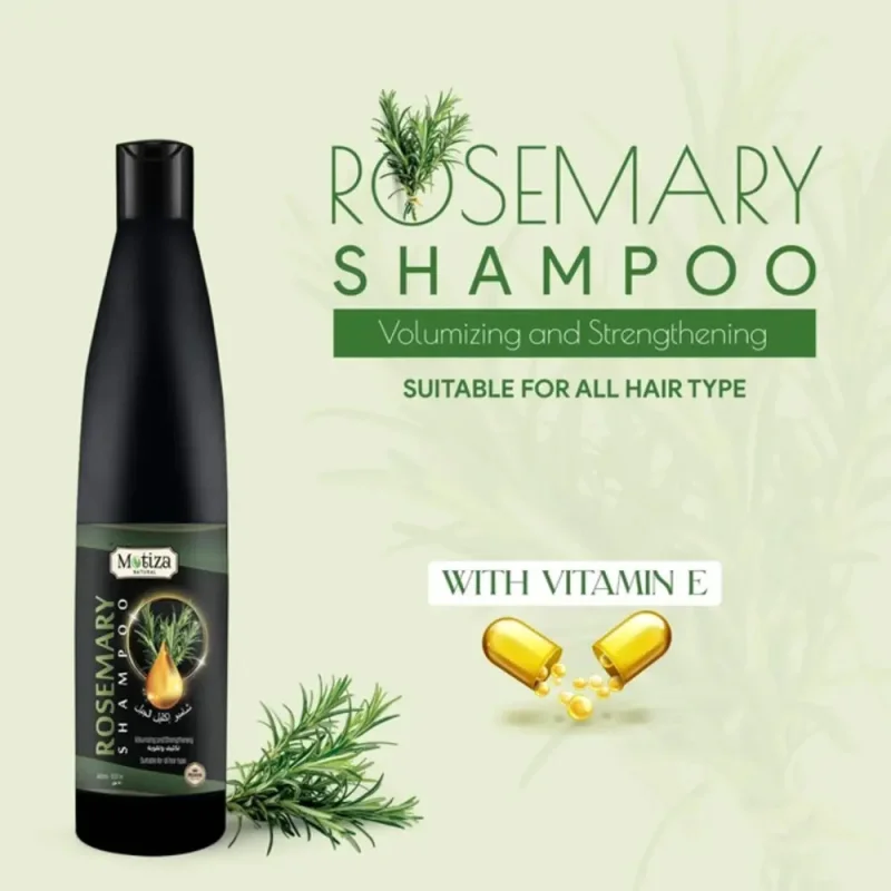 Şampun Motiza Natural Rosemary Shampoo, 400 ml