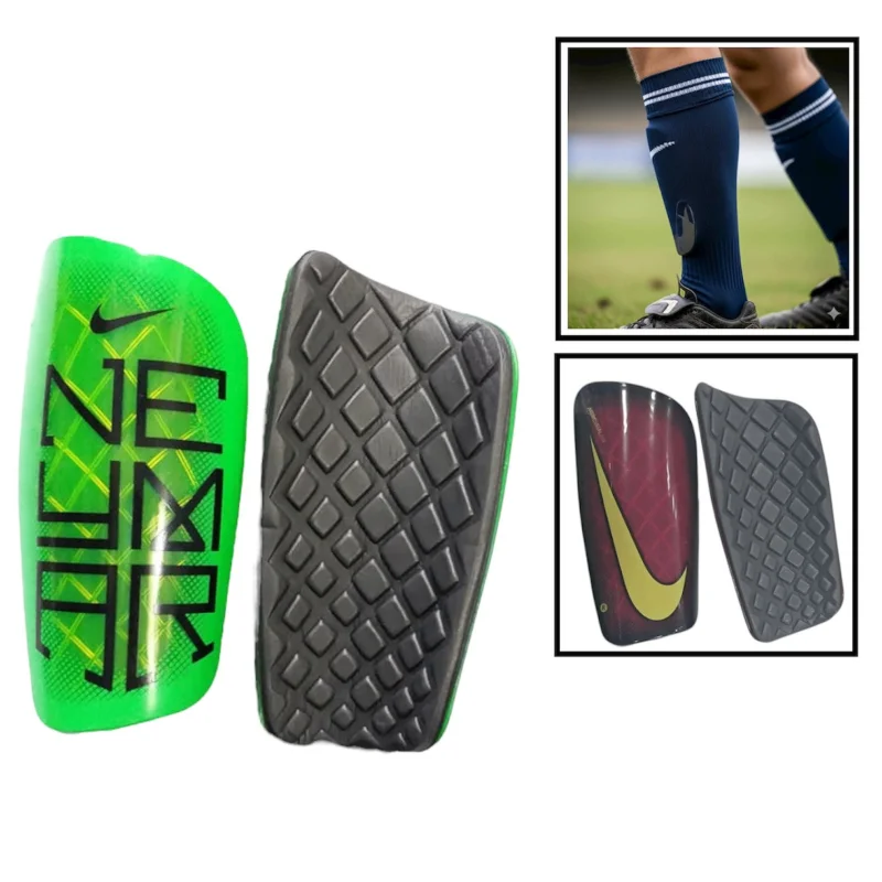 Futbol üçün ayaq qoruyucu şitki Jitqi, yaşıl, yüksək keyfiyyətli və dayanıqlı - WS1732
