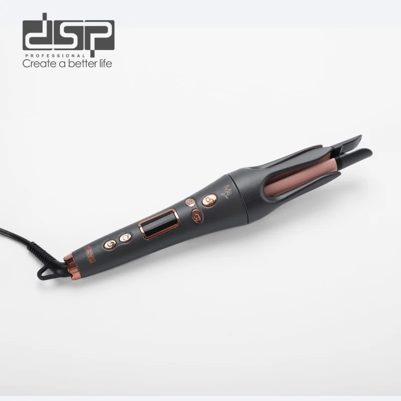 Hair curler DSP 20588 rotating head, 19 mm and 25 mm ceramic tube, LED display, 8 temperature settings - DSP20588