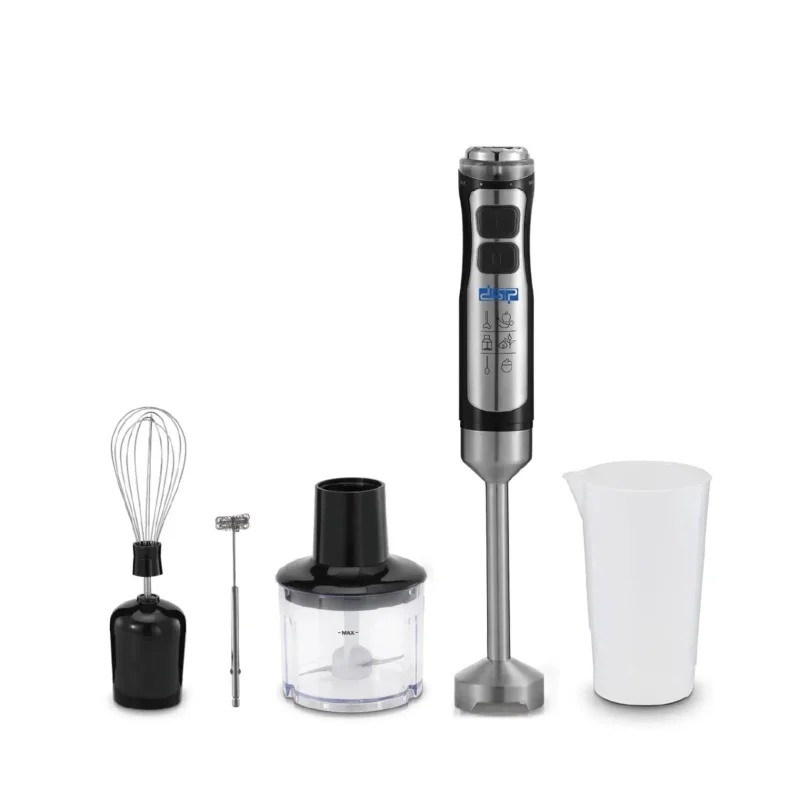 Blender DSP 1000 W, 2 qab (700/400 ml), süd köpürtmə çubuğu ilə - DSP_2QAB700