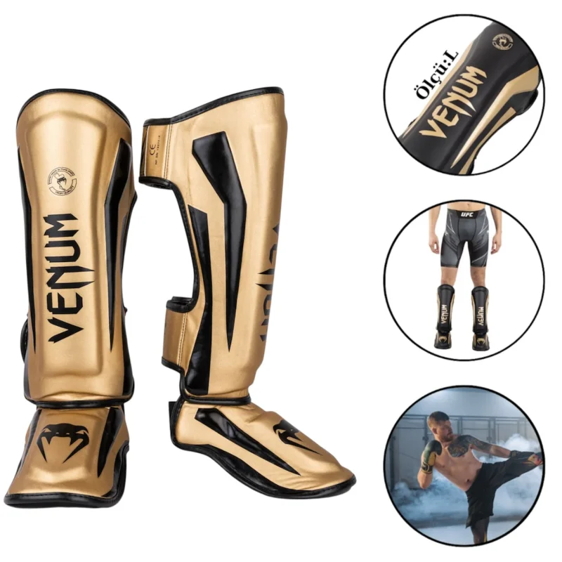 Boxing gloves Venum WS1240, gold, size L