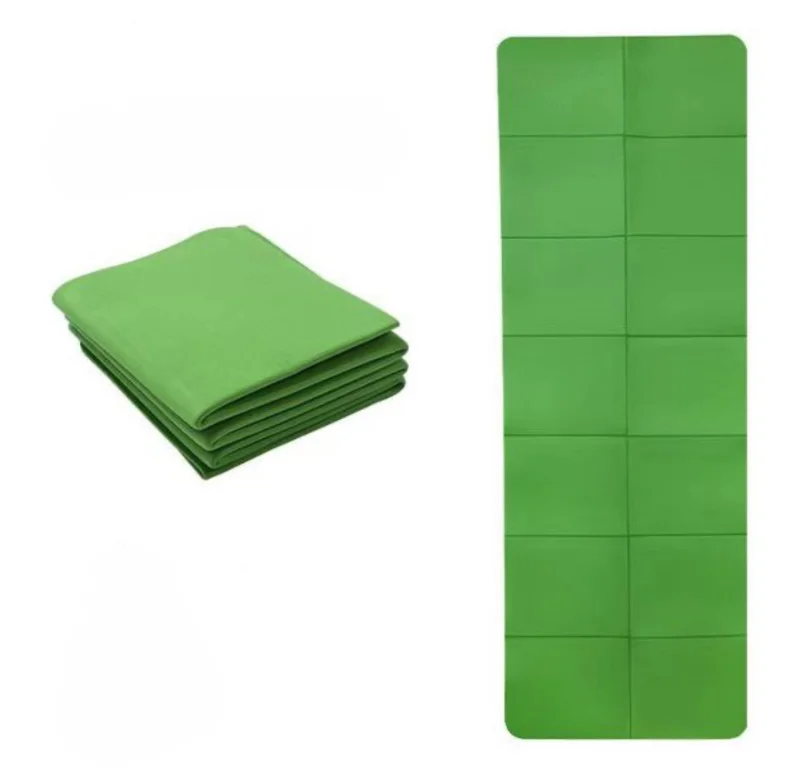 Yoga mat WS0692, green, 6 mm