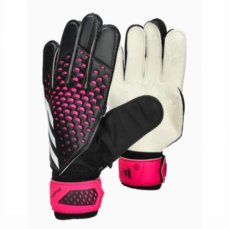 Qapıçı əlcəkləri Adidas 2078, ölçü 8, çəhrayı/qara