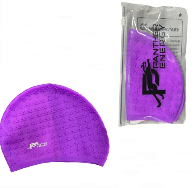 Swimming cap Panther Energy WS0470, purple