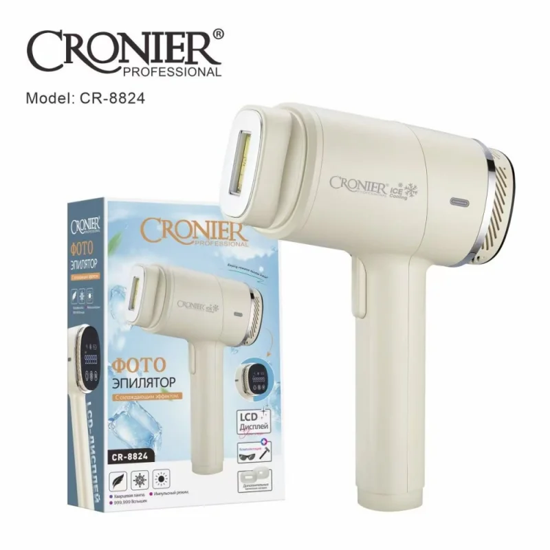 Lazerli epilyator Cronier CR-8824 White