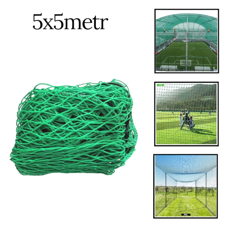 Football equipment and accessories polyester net for stadium, 5x5 meters, square hole 4.5x4.5 cm - WS2023