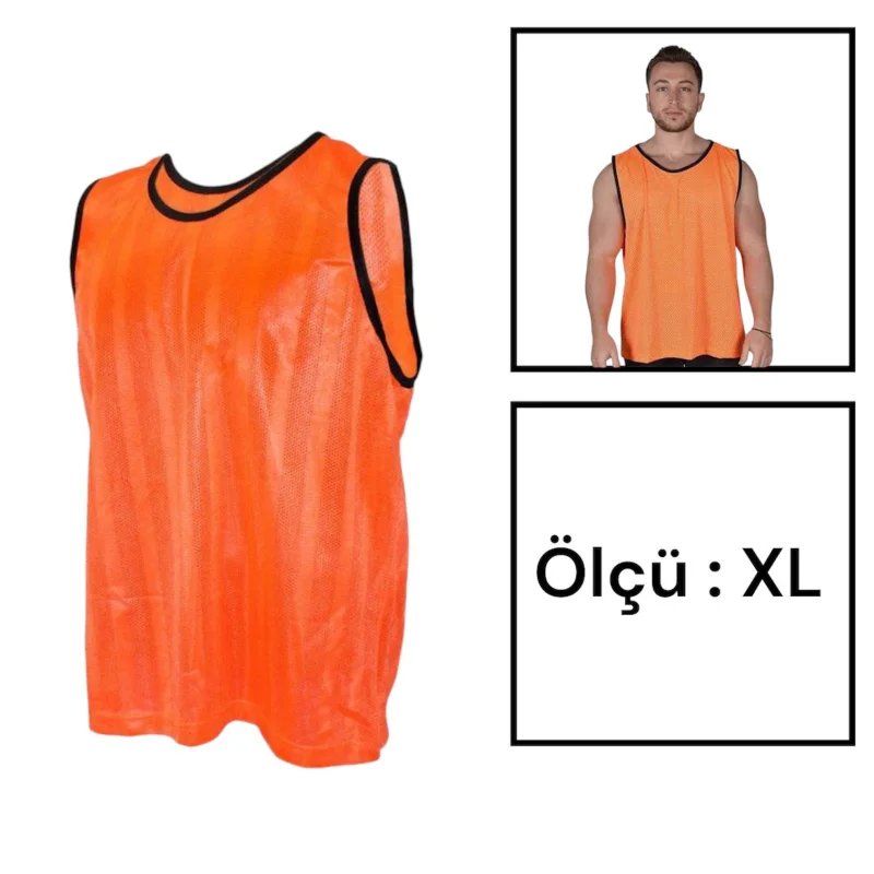 Football apron WS1697, orange, size XL