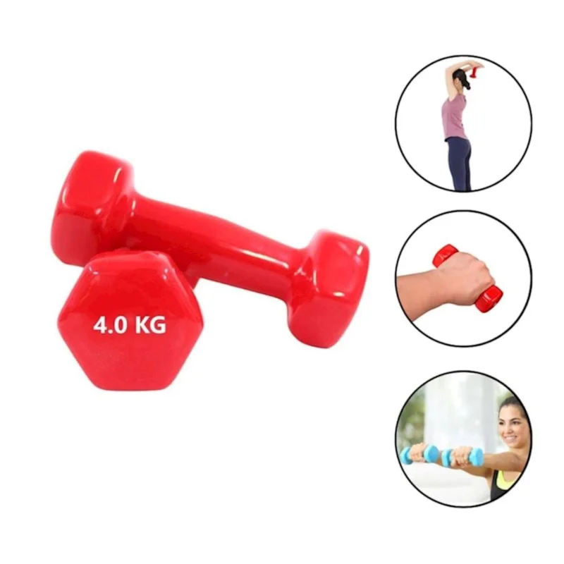 Qantel dəsti WS0026, 2 əd x 4 kq, qırmızı