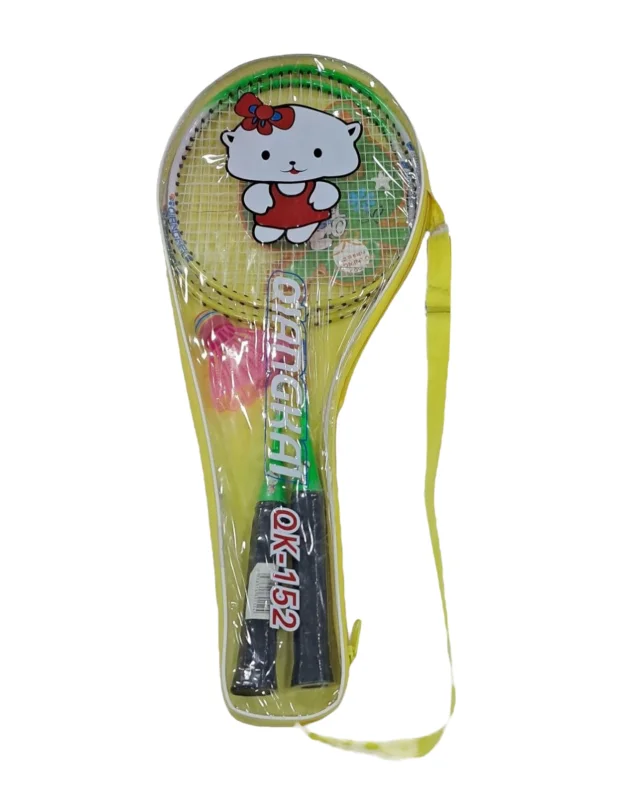Badminton racket set WS0815, yellow