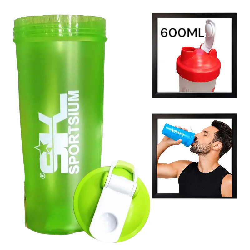 İdman su qabı WS1326, yaşıl, 600 ml