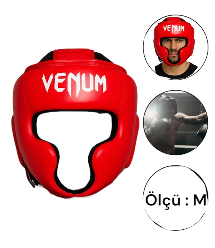 Protective helmet WS1201, artificial leather, red, size M