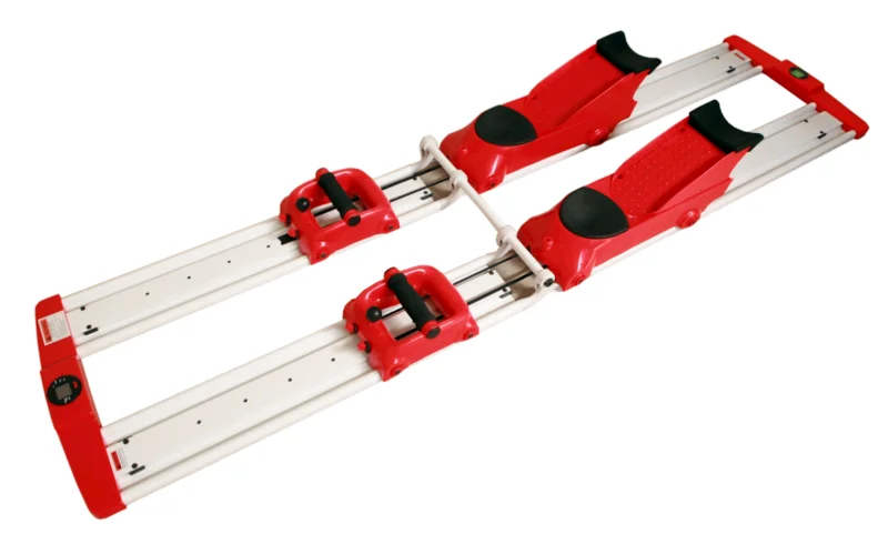 Multifunctional trainer WS0184, 206 x 53 cm, red/white