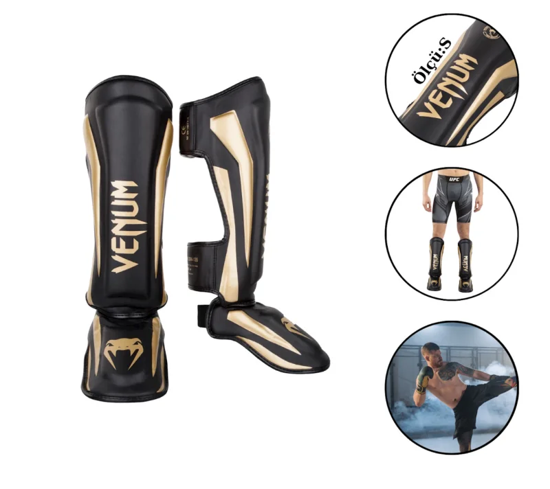 Kickboxing gloves Venum WS1235, black-gold, size S