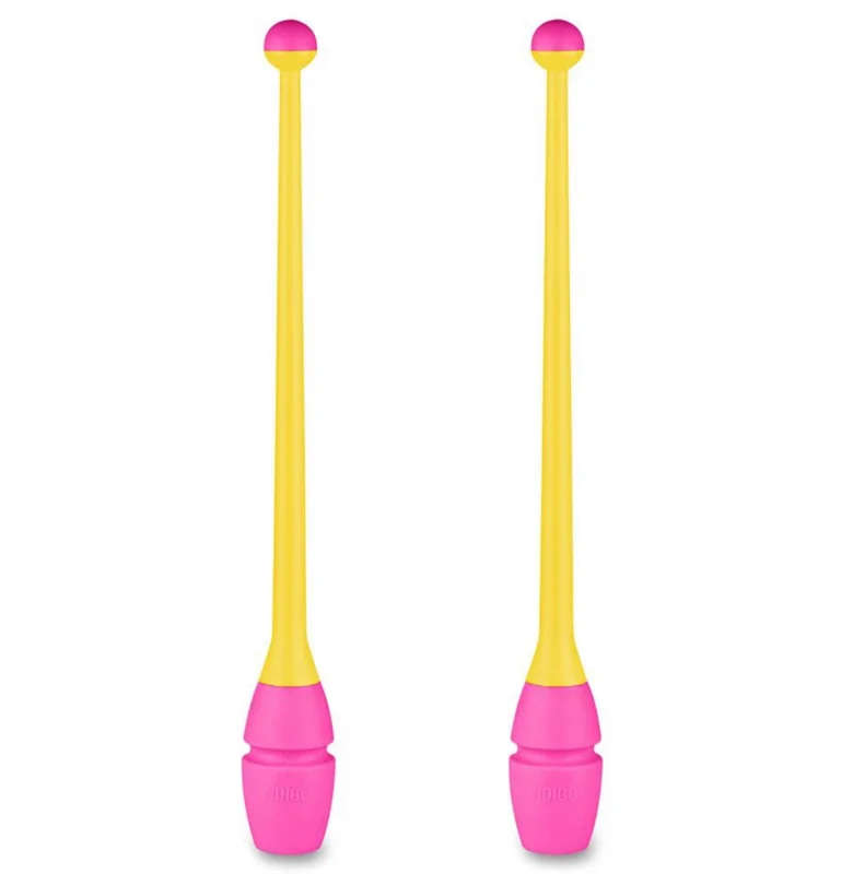 Rhythmic gymnastics club WS0643, yellow, 46 cm