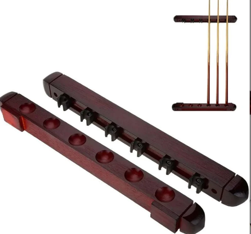 Billiard accessories display case WS0810, for 6 cues, brown