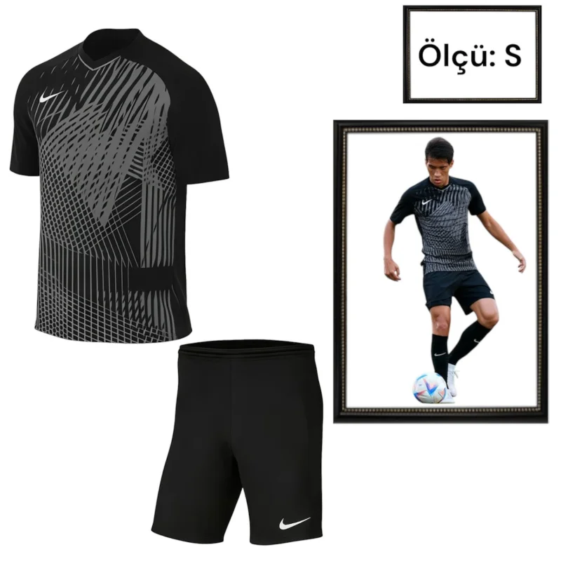 Tracksuit for fans WS1581, black, fabric, size S
