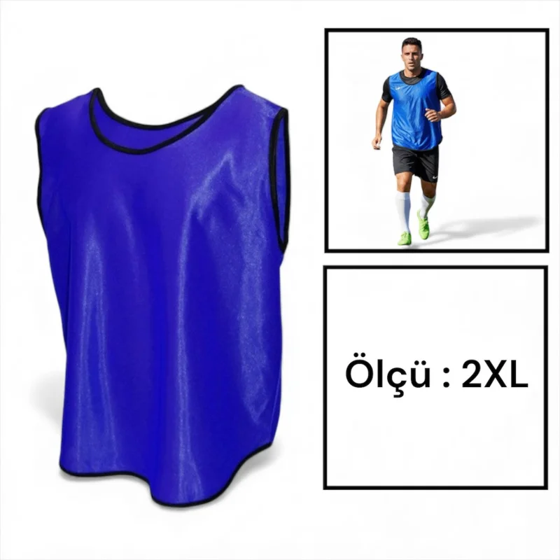 Football apron WS1697, blue, size XXL