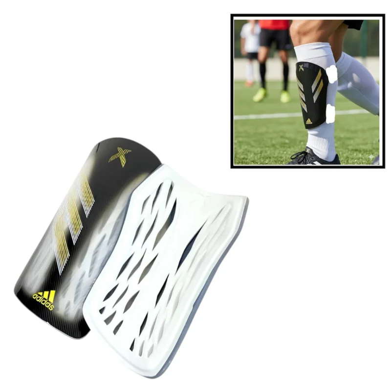 Football shin guards, black - WS1722