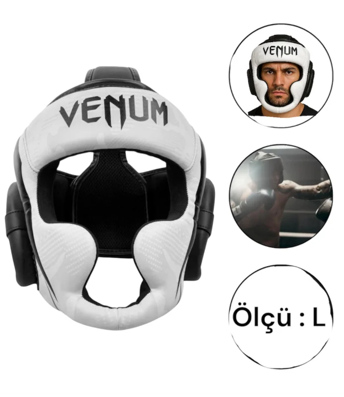 Safety helmet WS1181, artificial leather, white, size L
