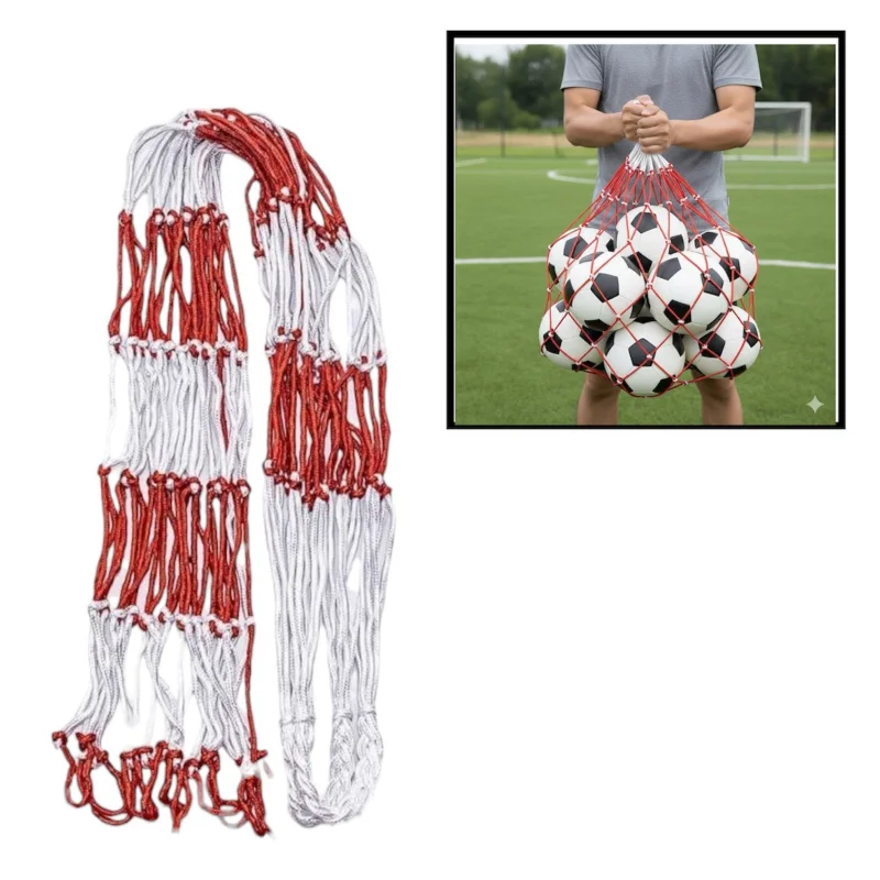 Thick ball storage net for football equipment, for 10 balls - WS2034