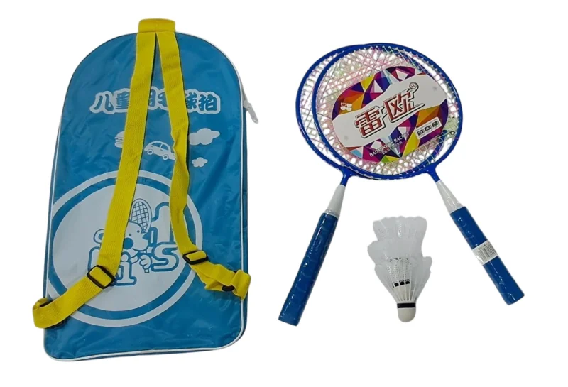 Badminton racket set WS0819, blue