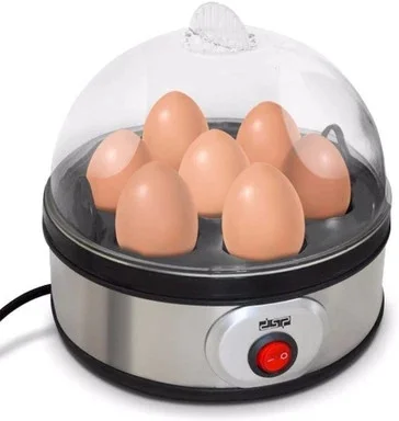 Egg cooker DSP KA5001, 7 eggs, 350 W, metal, silver - SHRK_4884_01019