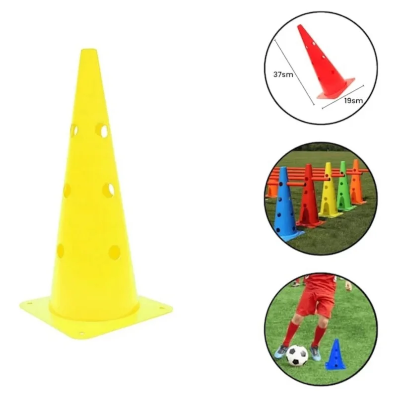 Training cones WS1696, 38 cm, plastic, 1 pc.
