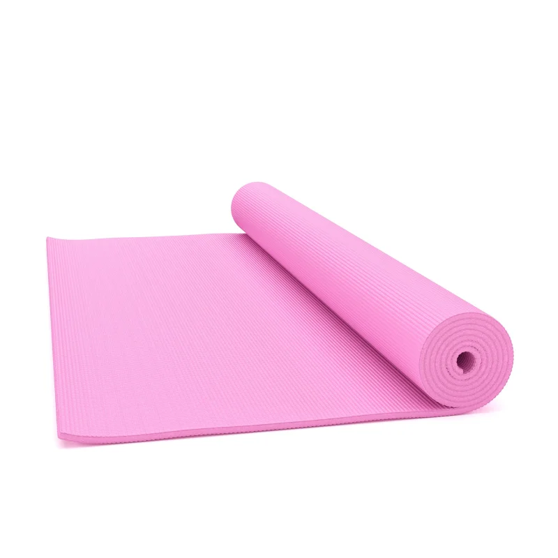 Yoga mat WS0726, pink, 173x61x0.7 cm