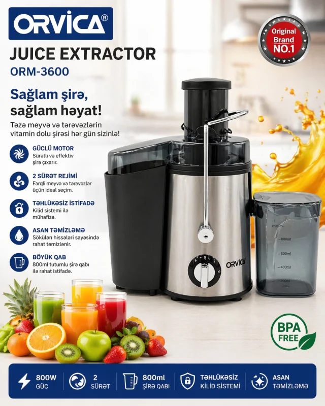 Соковыжималка Orvica ORM3600