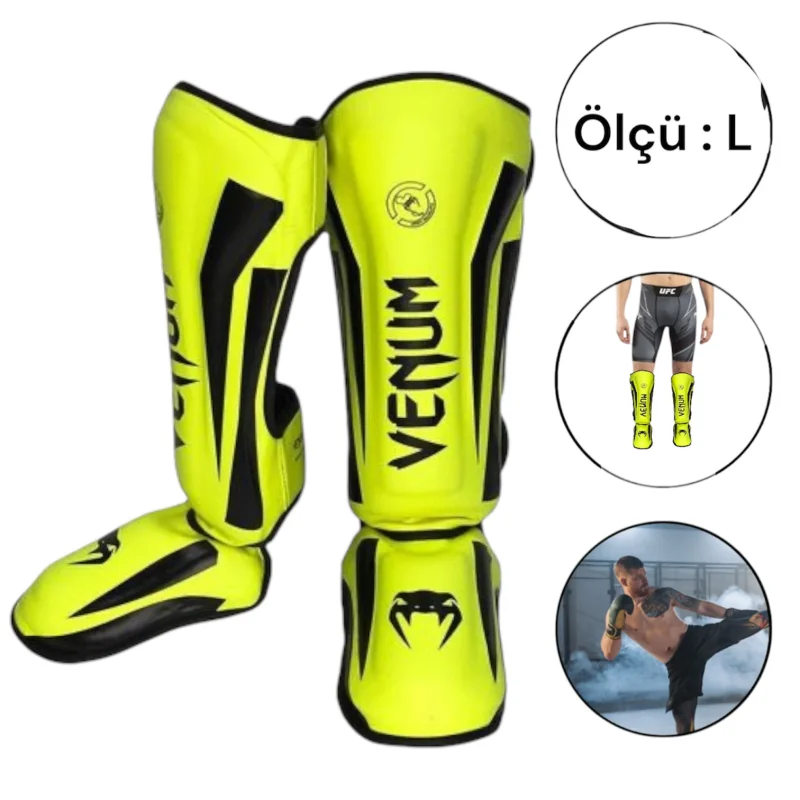 Kickboxing gloves Venum WS1218, phosphorus, size L