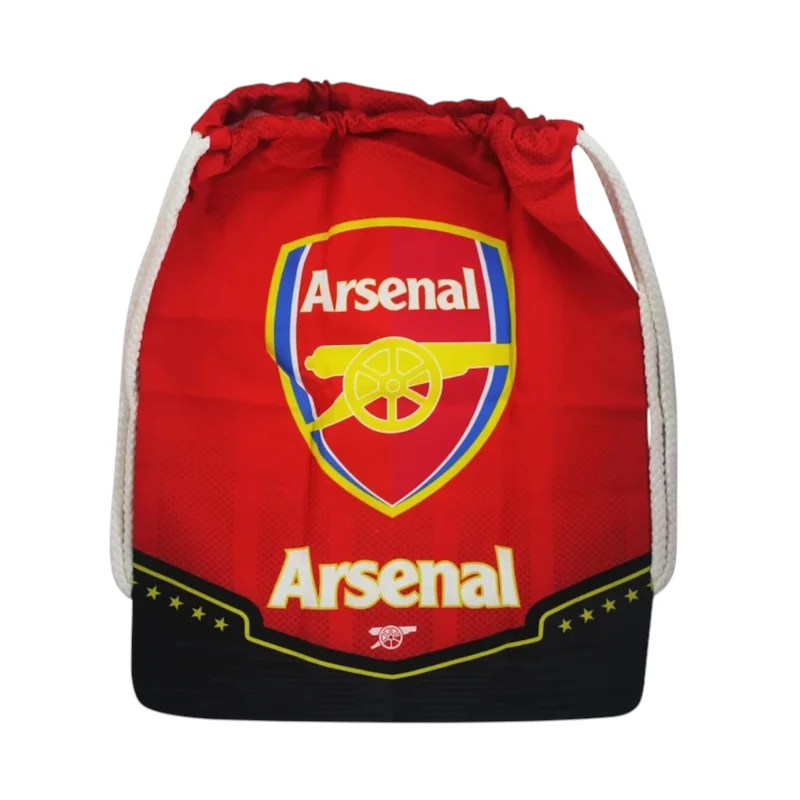 Shoe bag Arsenal WS1340, fabric, red