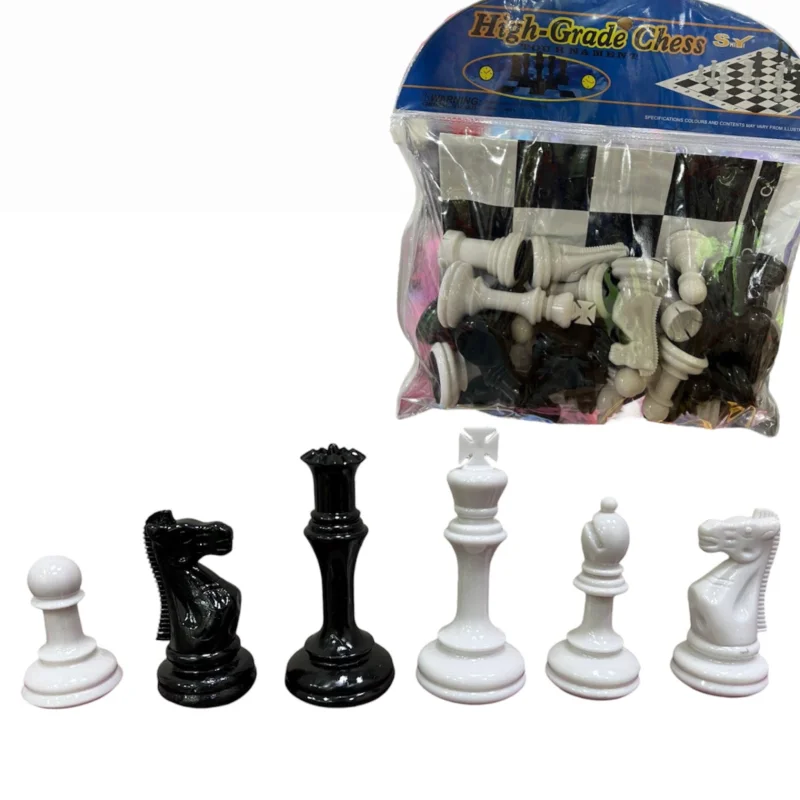 Chess pieces WS0882, plastic, white/black