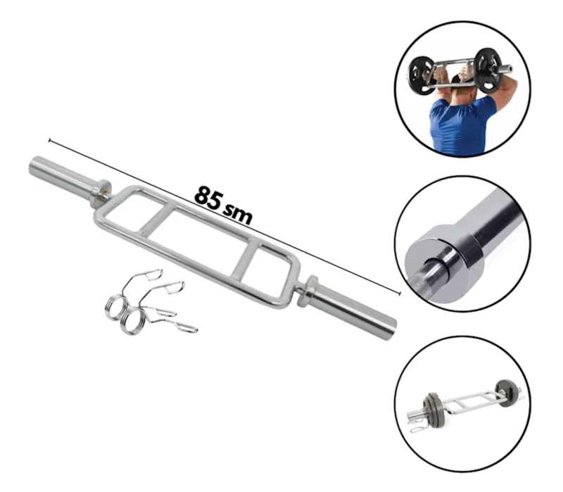 Qrif WS0104, xrom, gümüşü, 90х5 sm