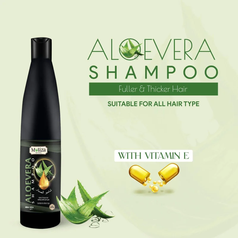 Hair shampoo Motiza Natural Aloevera 400 ml