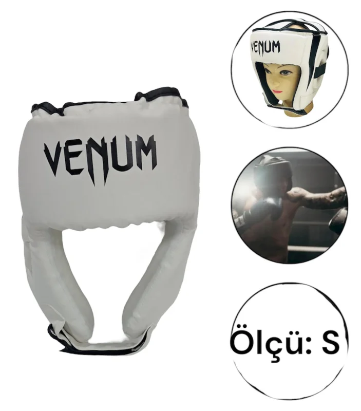 Qoruyucu dəbilqə WS1203, süni dəri, ağ, ölçü S