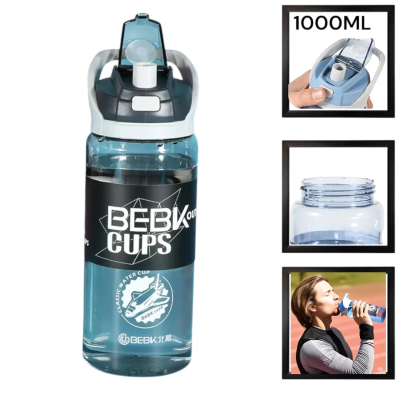 Sports water bottle Bebk Cups WS1305, 1000 ml