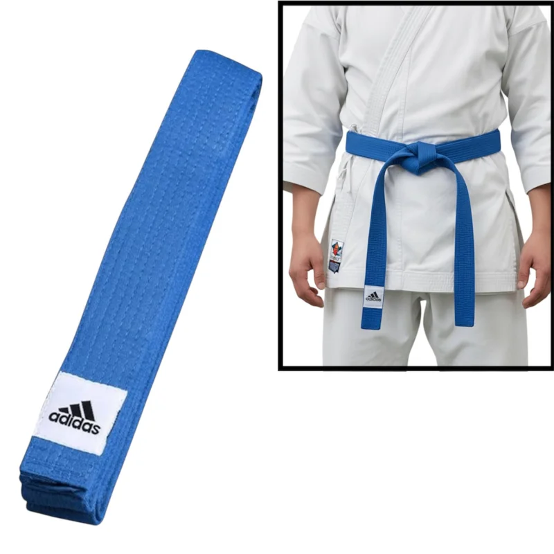 Пояс для кимоно Adidas, синий, длина 250 см - WS2539