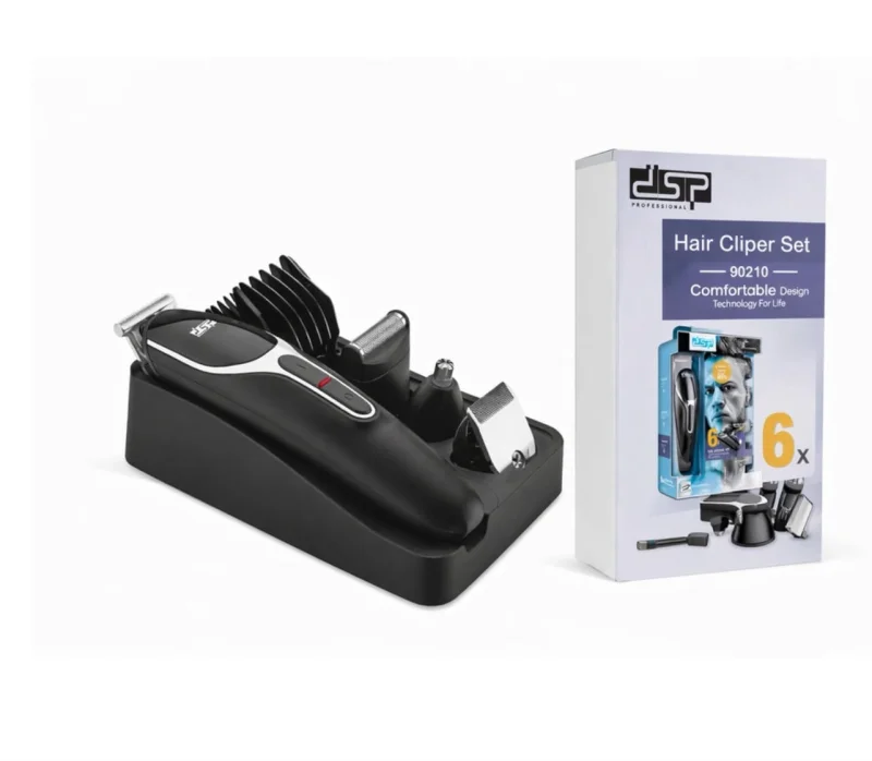 Kişi elektrik ülgücü DSP Professional 90210 Şarjlı, 6-ı 1 arada dəst, aksesuar komplekti - MXM0126104