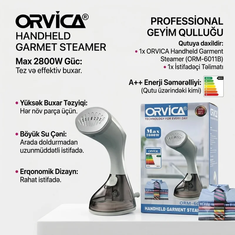 Отпариватель для одежды Orvica ORM-6011 2800 Вт