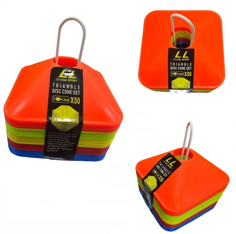 Exercise cones WS0492, colorful, 50 pcs.