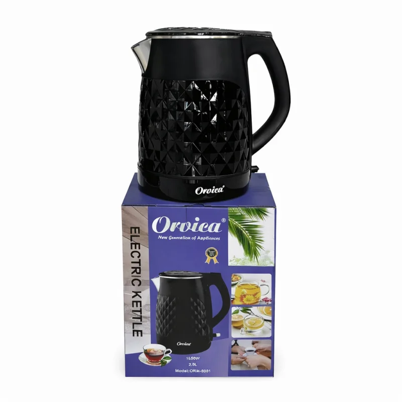 Электрический чайник Orvica 2.0 л 1850 Вт ORM-8031, черный