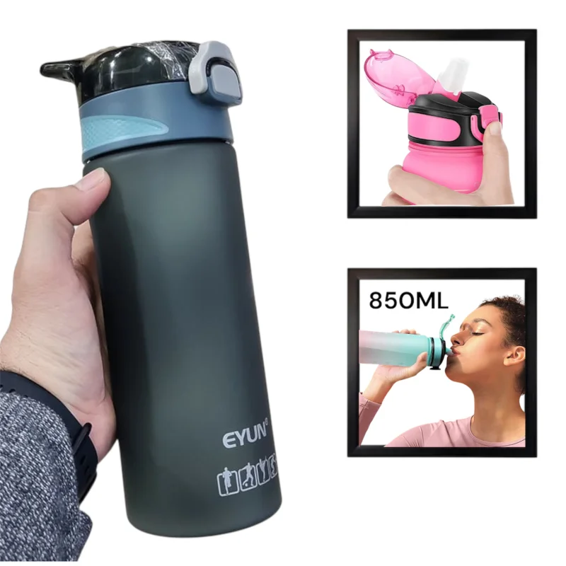 İdman su qabı WS1280, yaşıl, 850 ml