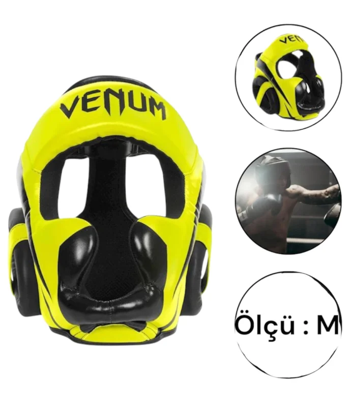 Protective helmet WS1183, artificial leather, yellow, size M